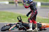 Castle Combe Superbikes Frustrated Accident Rider T2E0216